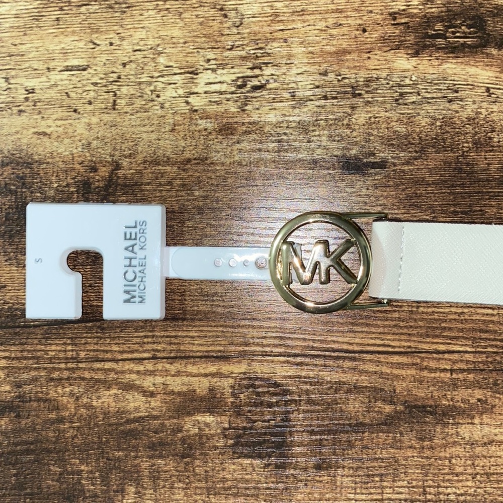 Brand New White Michael Kors Belgian size S - good for waist size 26-30
